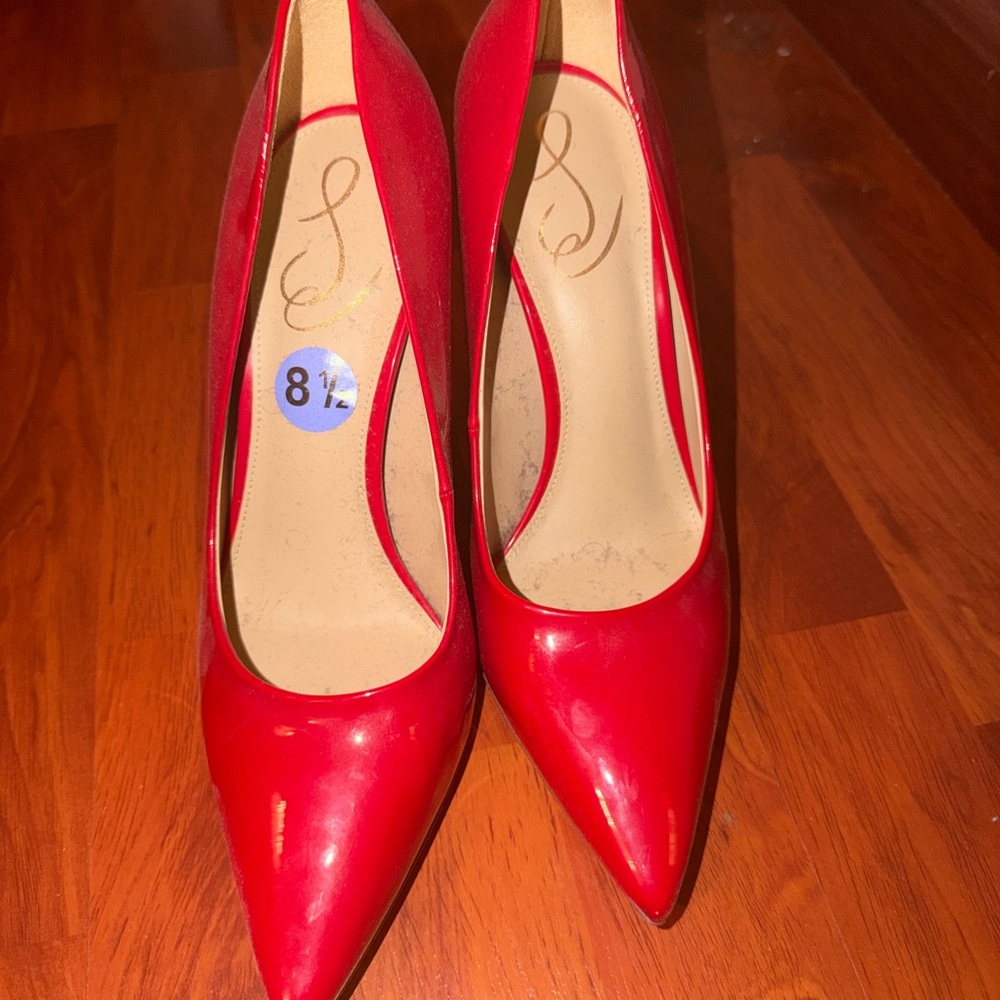 Sam Edelman Vibrant Red Heels